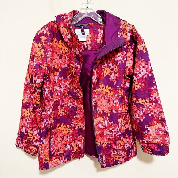 Columbia Girls Fleece Interchange Ski Winter Snow Jacket - Picture 1 of 6